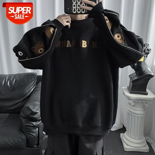 autumn and winter long-sleeved round neck sweater men's loose trend korean style upper clothes port fashion brand #3j3l, Black
autumn and winter long-sleeved round neck sweater men's loose trend korean style upper clothes port fashion brand #3j3l, Black