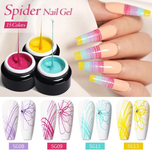 nail gel born pretty 5ml spider polish web art design black uv painting pulling silk nagel varnishes, Red;pink
nail gel born pretty 5ml spider polish web art design black uv painting pulling silk nagel varnishes, Red;pink