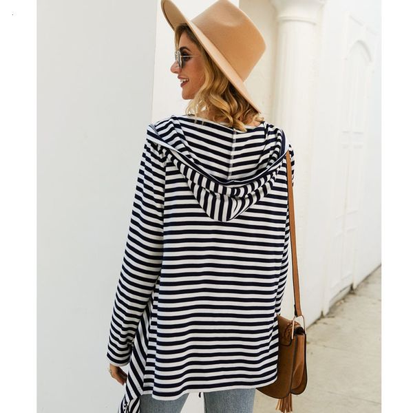 new 2021 striped cardigans casual autumn long female sleeve with hood cardigan korean ladies coat k52v, Black;brown
new 2021 striped cardigans casual autumn long female sleeve with hood cardigan korean ladies coat k52v, Black;brown