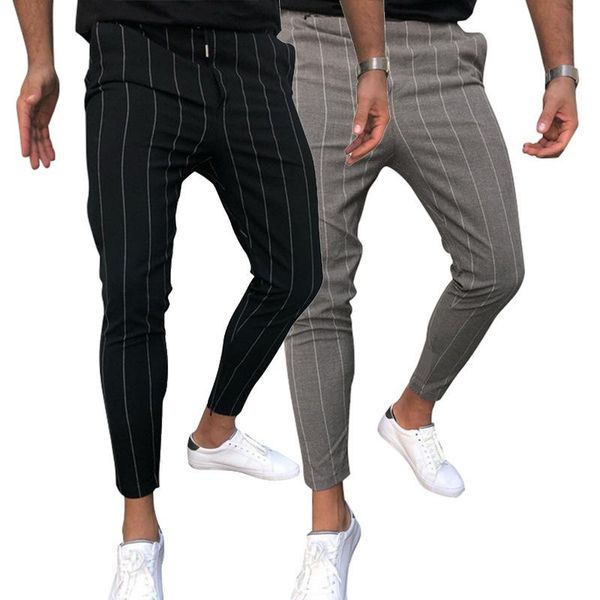 men's pants spring and summer striped cropped trousers, british fashion, small feet lace-up harem pants, nine-point trend, Black
men's pants spring and summer striped cropped trousers, british fashion, small feet lace-up harem pants, nine-point trend, Black
