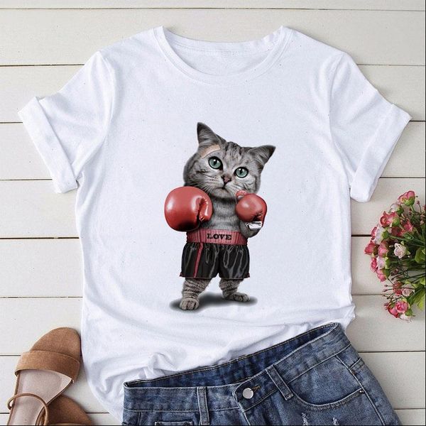 funny cartoon cat printed t shirt women tees harajuku kawaii short sleeve ulzzang t shirt femme camisetas mujer 2021, White
funny cartoon cat printed t shirt women tees harajuku kawaii short sleeve ulzzang t shirt femme camisetas mujer 2021, White