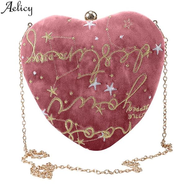 aelicy ladies heart shaped velour evening bag women party banquet wedding clutches chain shoulder bag bolsas mujer
aelicy ladies heart shaped velour evening bag women party banquet wedding clutches chain shoulder bag bolsas mujer