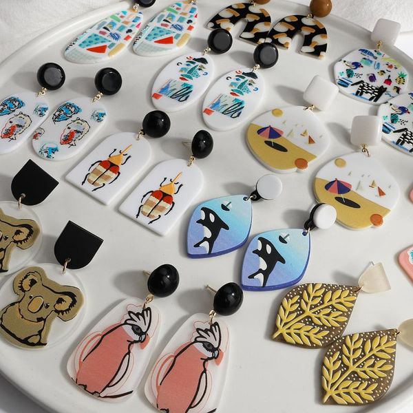 dangle & chandelier amorcome creative cute animal pattern acrylic drop earrings for women girls portrait graffiti geometric jewelry, Silver
dangle & chandelier amorcome creative cute animal pattern acrylic drop earrings for women girls portrait graffiti geometric jewelry, Silver