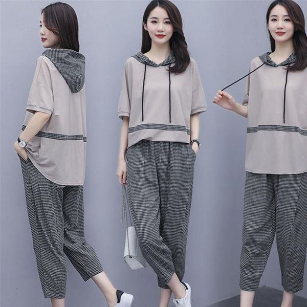 tracksuits women set summer hooded satin 2 two piece clothes elegant ladies office wear female track suits pantsuits, Gray
tracksuits women set summer hooded satin 2 two piece clothes elegant ladies office wear female track suits pantsuits, Gray