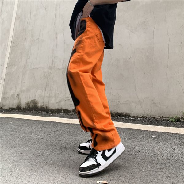 Men's Jeans Hip hop graffiti skull print torn jeans for straight-line men oversize casual denies high-street pants loosed afflictions 7BSH, Blue
Men's Jeans Hip hop graffiti skull print torn jeans for straight-line men oversize casual denies high-street pants loosed afflictions 7BSH, Blue
