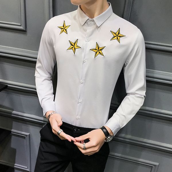 selling young dressed in spring 2021 new casual shirts with long sleeves all the game skinny adjustment social shirt of men 0bnn, White;black
selling young dressed in spring 2021 new casual shirts with long sleeves all the game skinny adjustment social shirt of men 0bnn, White;black