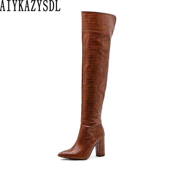 boots aiykazysdl women over the knee high autumn winter thigh chunky block heels fashion shoes plus size 40-42, Black
boots aiykazysdl women over the knee high autumn winter thigh chunky block heels fashion shoes plus size 40-42, Black