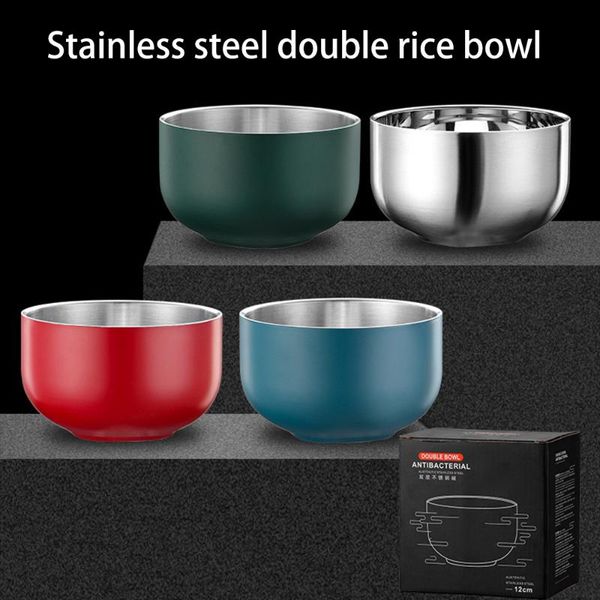 bowls stainless steel 304 eating home edible rice bowl korean double-layer instant noodle school student cafeteria
bowls stainless steel 304 eating home edible rice bowl korean double-layer instant noodle school student cafeteria