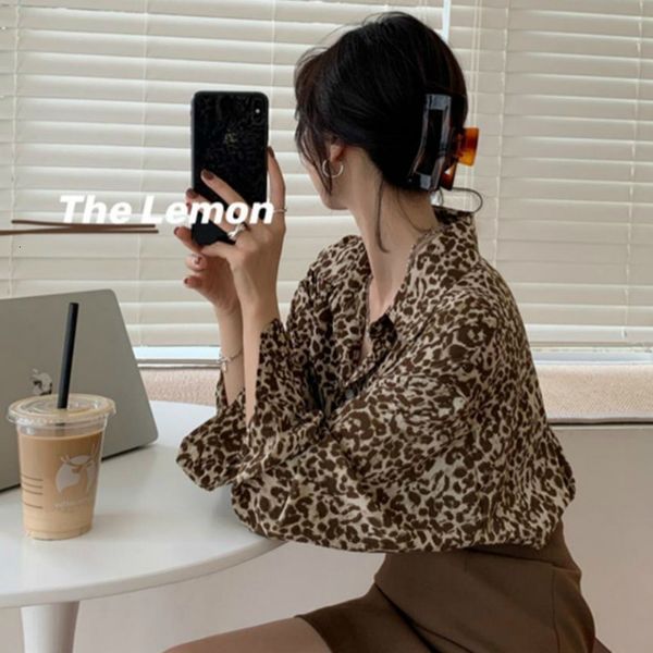 female leopard print shirt retro kong-style printing sleeve fine temperament new fashion a01 bo3h, White
female leopard print shirt retro kong-style printing sleeve fine temperament new fashion a01 bo3h, White