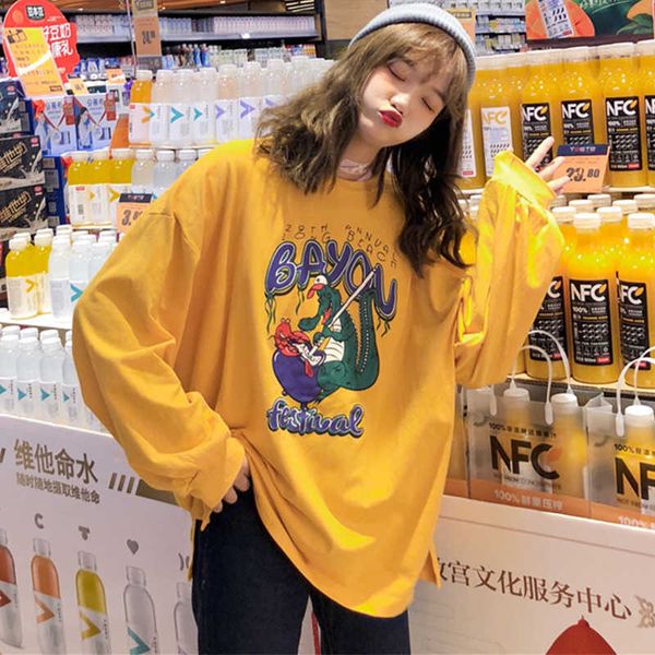 autumn chic harajuku japanese funny cartoon print pullover sweatshirt women fashion loose o-neck casual female 210608, Black
autumn chic harajuku japanese funny cartoon print pullover sweatshirt women fashion loose o-neck casual female 210608, Black