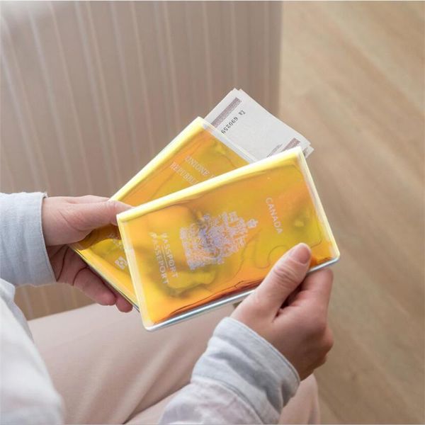 card holders 1pc fashion laser paillette pvc passport holder cover women storage organizer case busines credit wallet travel accessories, Brown;gray
card holders 1pc fashion laser paillette pvc passport holder cover women storage organizer case busines credit wallet travel accessories, Brown;gray