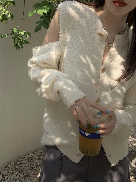 women's knits & tees fonely fairy winter knitted cardigan women loose vintage sweater casual long sleeved outerwear jacket femme, White
women's knits & tees fonely fairy winter knitted cardigan women loose vintage sweater casual long sleeved outerwear jacket femme, White