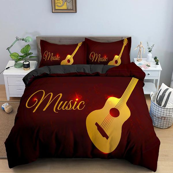 bedding sets instrument guitar set 3d duvet cover quilt bedclothes king single size for kids home
bedding sets instrument guitar set 3d duvet cover quilt bedclothes king single size for kids home