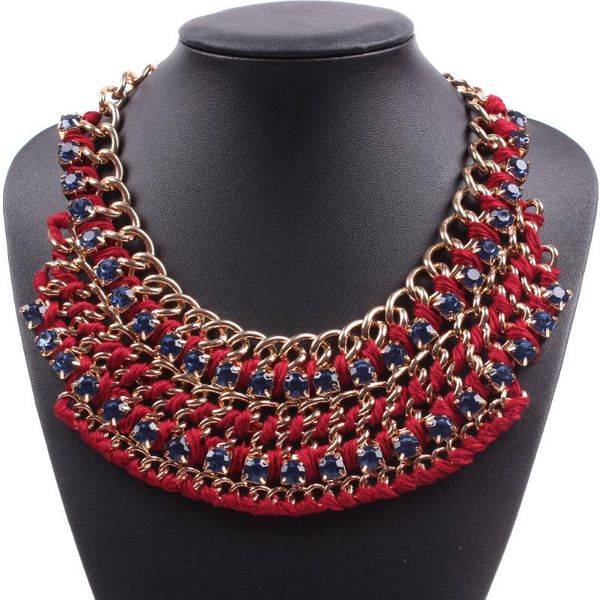 chains string chain braided crystal rhinestone big pendant chunky necklace fashion jewelry for women wholesale statement, Silver
chains string chain braided crystal rhinestone big pendant chunky necklace fashion jewelry for women wholesale statement, Silver
