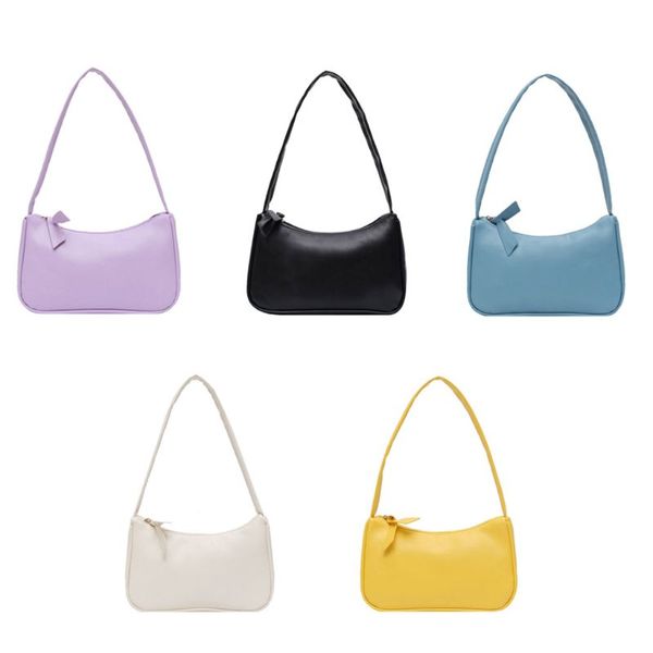 women girl underarm pure color pu leather handbags small shoulder bags baguette tote purse fot with ribbons
women girl underarm pure color pu leather handbags small shoulder bags baguette tote purse fot with ribbons