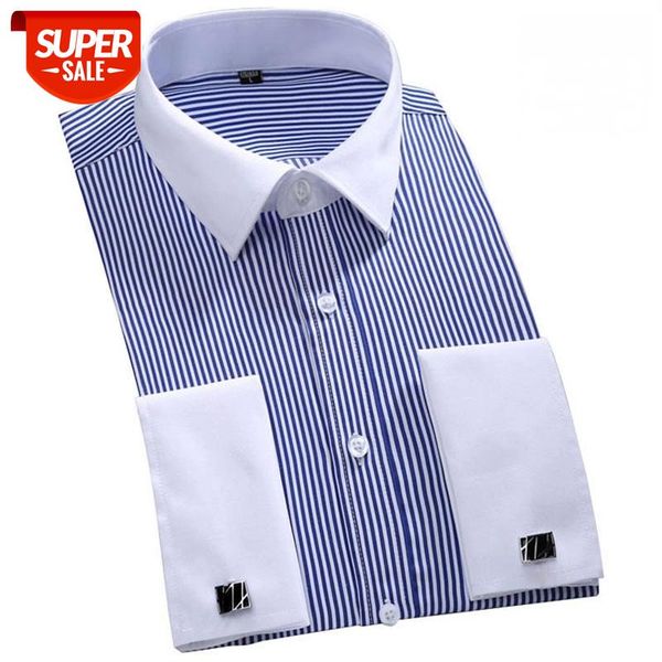 france cufflinks mens social shirts long sleeve tuxedo classic contrast collar striped solid shirt for men business ~6xl #nx5e, White;black
france cufflinks mens social shirts long sleeve tuxedo classic contrast collar striped solid shirt for men business ~6xl #nx5e, White;black