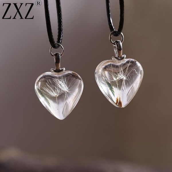 pendant necklaces zxz 2021 heart crystal glass ball dandelion necklace long strip leather chain for women jewelry gift, Silver
pendant necklaces zxz 2021 heart crystal glass ball dandelion necklace long strip leather chain for women jewelry gift, Silver