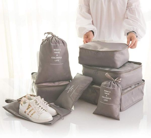 duffel bags 8pcs/set packing cube women men luggage organizer for clothes shoe waterproof travel bag portable clothing
duffel bags 8pcs/set packing cube women men luggage organizer for clothes shoe waterproof travel bag portable clothing