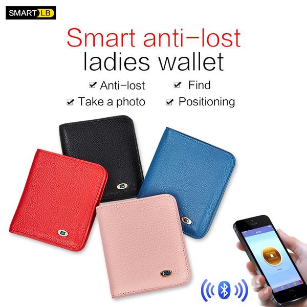 wallets woman's genuine leather anti lost intelligent bluetooth smart gps wallet purse male card holders case suit, Red;black
wallets woman's genuine leather anti lost intelligent bluetooth smart gps wallet purse male card holders case suit, Red;black
