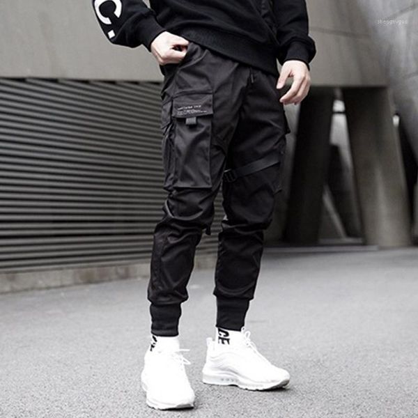men's pants men side pockets ribbons cargo 2021 black hip hop casual male joggers trousers cotton fashion streetwear
men's pants men side pockets ribbons cargo 2021 black hip hop casual male joggers trousers cotton fashion streetwear