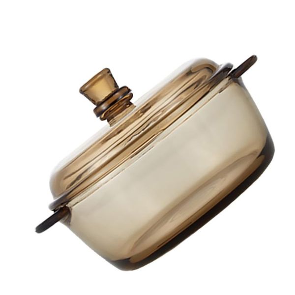 bowls 1pc household glass bowl oven heat-resistant with lid (light brown) 
bowls 1pc household glass bowl oven heat-resistant with lid (light brown)