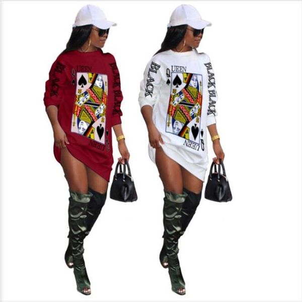 autumn fashion o neck women dresses poker printing long sleeve streetwear harajuku hip hop casual loose pullovers s 3xl, Black;gray
autumn fashion o neck women dresses poker printing long sleeve streetwear harajuku hip hop casual loose pullovers s 3xl, Black;gray