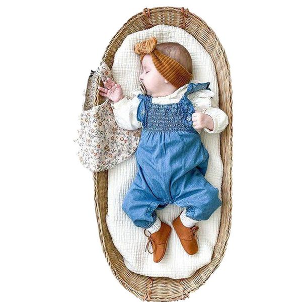 kids clothing sets girls outfits baby clothes children fall children's long-sleeved lace t-shirt denim ruffled lotus leaf side strap ju, White
kids clothing sets girls outfits baby clothes children fall children's long-sleeved lace t-shirt denim ruffled lotus leaf side strap ju, White