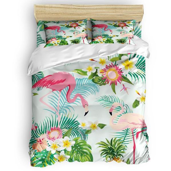 bedding sets flamingo tropical flower duvet cover set warm and comfortable bedroom supplies comforter 2/3/4pcs
bedding sets flamingo tropical flower duvet cover set warm and comfortable bedroom supplies comforter 2/3/4pcs