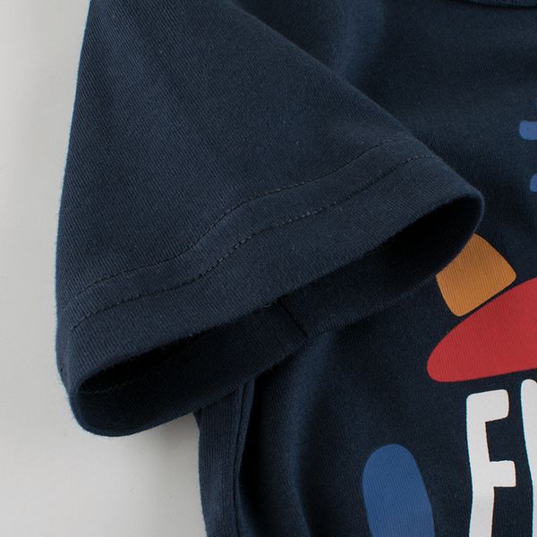 short 27kids summer 2021 new boys' sleeve t-shirt korean children's clothing, Black;white
short 27kids summer 2021 new boys' sleeve t-shirt korean children's clothing, Black;white