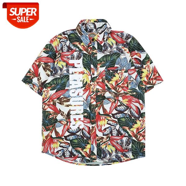 nagri men short sleeve shirt streetwear harajuku blouse male hawaiian beach shirts summer casual holiday loose tee #6r6k, White;black
nagri men short sleeve shirt streetwear harajuku blouse male hawaiian beach shirts summer casual holiday loose tee #6r6k, White;black