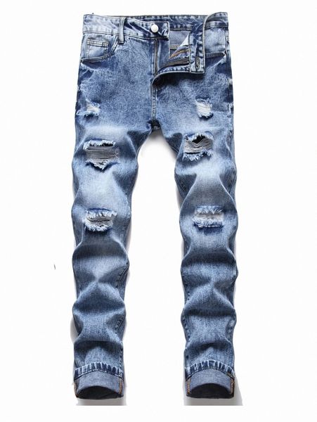 men ripped raw trim bleach wash jeans 59iu#, Blue
men ripped raw trim bleach wash jeans 59iu#, Blue