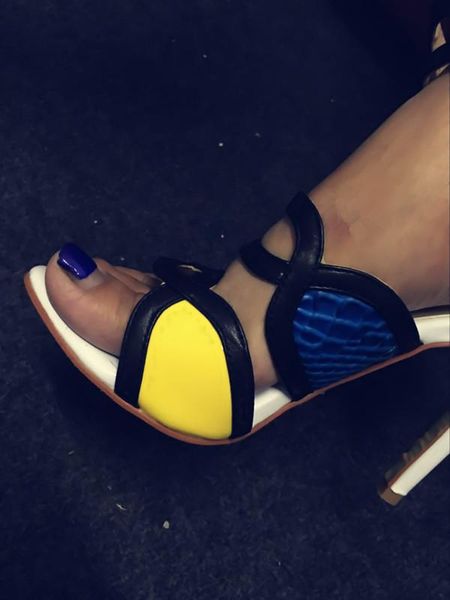sandals fashion summer/spring women designed high thin heels ankle wrap mixed color open toe cover heel cut outs ship, Black
sandals fashion summer/spring women designed high thin heels ankle wrap mixed color open toe cover heel cut outs ship, Black