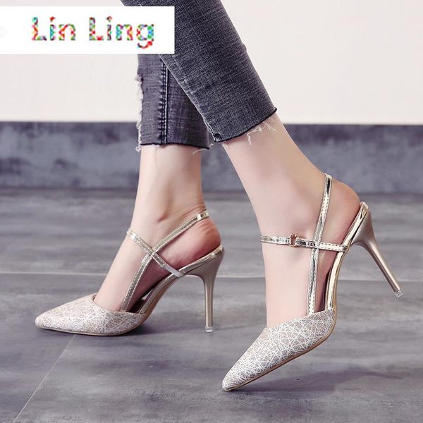 dress shoes summer women sandals super high heels wedding slingbacks pumps woman silver bridal zapatos mujer n7824, Black
dress shoes summer women sandals super high heels wedding slingbacks pumps woman silver bridal zapatos mujer n7824, Black