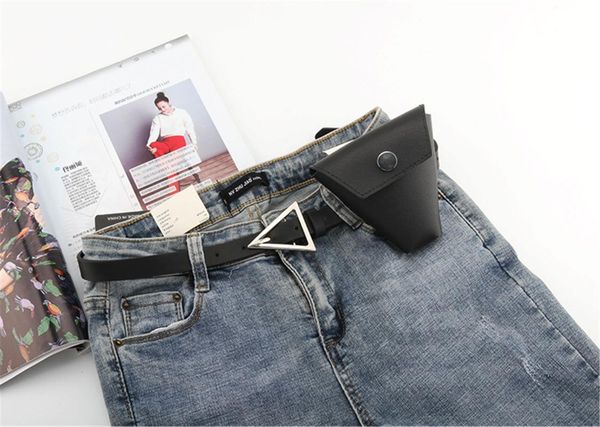 belts punk style women's belt stainless steel triangle pin buckle fashion black thin decoration shoulder crossbody bag, Black;brown
belts punk style women's belt stainless steel triangle pin buckle fashion black thin decoration shoulder crossbody bag, Black;brown