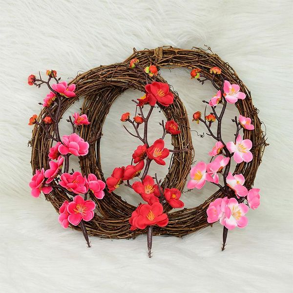decorative flowers & wreaths 30cm artificial plum blossom black peach branch fake pink red cherry color bouquet home wedding gifts party dec
decorative flowers & wreaths 30cm artificial plum blossom black peach branch fake pink red cherry color bouquet home wedding gifts party dec