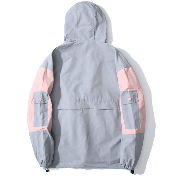 new block patchwork pockets jacket coat mens streetwear harajuku jackets hip track windbreaker coats outwea s527, Black;brown
new block patchwork pockets jacket coat mens streetwear harajuku jackets hip track windbreaker coats outwea s527, Black;brown