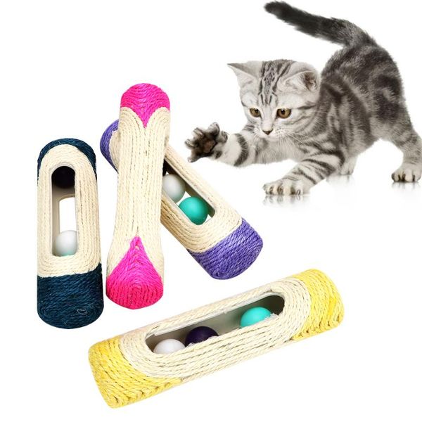 cat toys interactive scratching rolling tunnel sisal ball scratcher toy trapped with 3 balls pet kitten puppy dog playing supplies
cat toys interactive scratching rolling tunnel sisal ball scratcher toy trapped with 3 balls pet kitten puppy dog playing supplies
