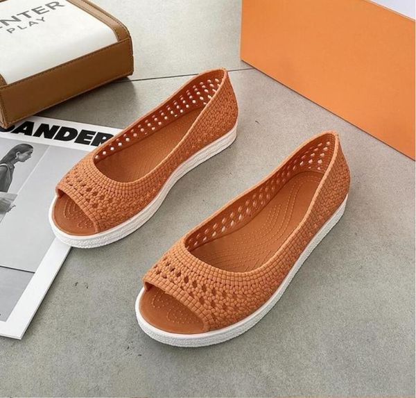 women's sandals summer hollow out casual jelly garden shoes open-toed flats soft bottom beach sandlias zapatos de tacon mujer, Black
women's sandals summer hollow out casual jelly garden shoes open-toed flats soft bottom beach sandlias zapatos de tacon mujer, Black