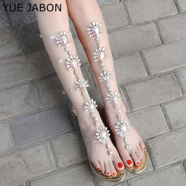 sandals woman bohemia sandal boots gladiator gold rhinestone knee high flat heels stiletto crystal dress summer shoes sandalias, Black
sandals woman bohemia sandal boots gladiator gold rhinestone knee high flat heels stiletto crystal dress summer shoes sandalias, Black