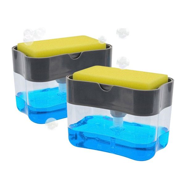 liquid soap dispenser pump with sponge manual press cleaning container organizer kitchen tool
liquid soap dispenser pump with sponge manual press cleaning container organizer kitchen tool