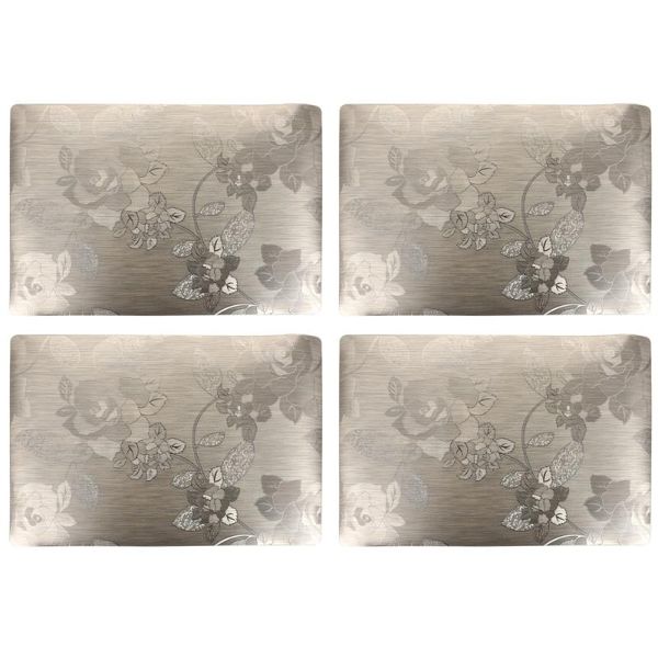 mats & pads 4 pcs anti-skid western food placemats practical table mat water-proof plate
mats & pads 4 pcs anti-skid western food placemats practical table mat water-proof plate