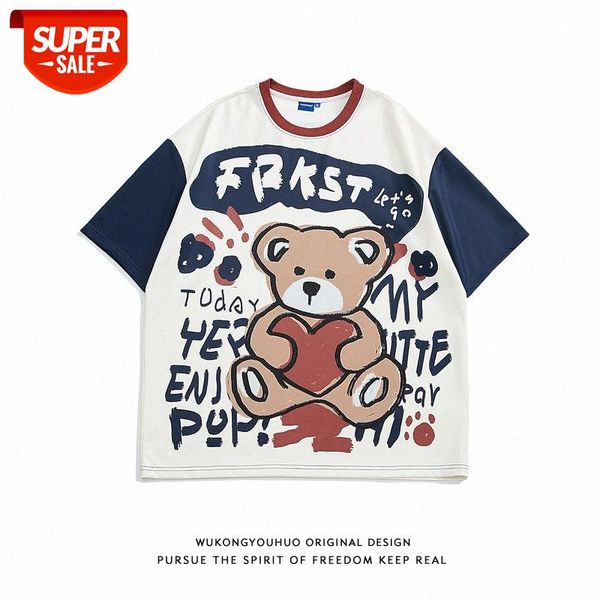 wukong in stock street retro fun printing short-sleeved t-shirt men and women hong kong style loose couple casual tee #1048, White;black
wukong in stock street retro fun printing short-sleeved t-shirt men and women hong kong style loose couple casual tee #1048, White;black