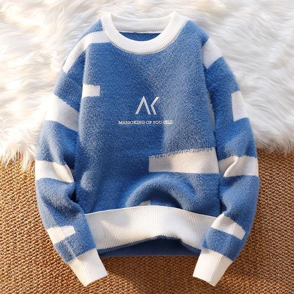 men's sweaters autumn and winter half turtleneck warmth thickening youth casual fashion, White;black
men's sweaters autumn and winter half turtleneck warmth thickening youth casual fashion, White;black