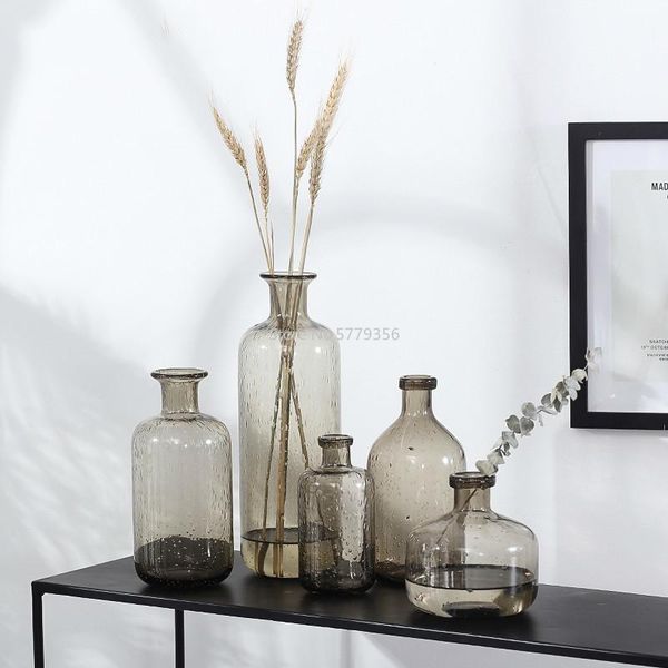 ins nordic glass transparent smoke gray bubble vase home living room table decoration decoration shooting props
ins nordic glass transparent smoke gray bubble vase home living room table decoration decoration shooting props