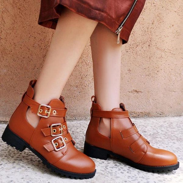boots buckles metal ankle for women fashion cool med hallow cover heel stylish casual retro shoes woman chaussures femme, Black
boots buckles metal ankle for women fashion cool med hallow cover heel stylish casual retro shoes woman chaussures femme, Black