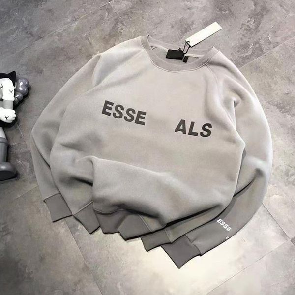brand esse silicone letter three dimensional printing 3m reflective high street round neck plush sweater for men women1, Black
brand esse silicone letter three dimensional printing 3m reflective high street round neck plush sweater for men women1, Black