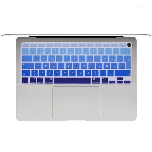 ombre rainbow silicone eu spanish keyboard cover protector skin for est touch bar id a2179 (2021 release)11
ombre rainbow silicone eu spanish keyboard cover protector skin for est touch bar id a2179 (2021 release)11