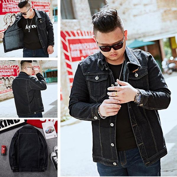 men's jackets trendy fashion hip-hop street ripped denim jacket plus size s-8xl brand, Black;brown
men's jackets trendy fashion hip-hop street ripped denim jacket plus size s-8xl brand, Black;brown