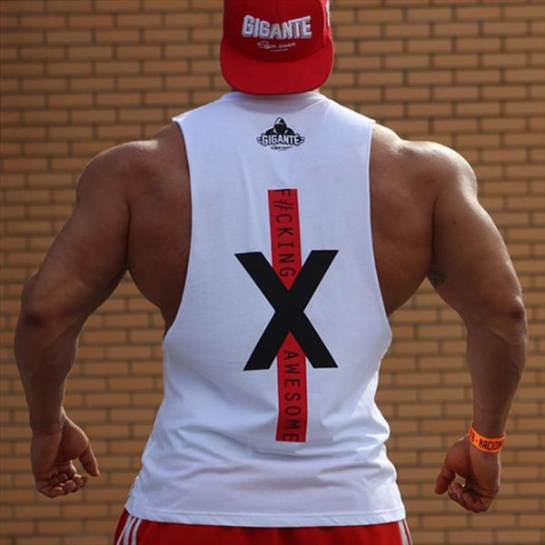 men bodybuilding tank gyms fitness mens workout sleeveless shirts casual fashion cotton print vest male crossfit brand clothing, White;black
men bodybuilding tank gyms fitness mens workout sleeveless shirts casual fashion cotton print vest male crossfit brand clothing, White;black