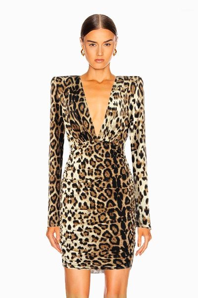 casual dresses 2021 arrival women leopard v-neck long sleeve vestidos celebrity evening party bodycon bandage dress, Black;gray
casual dresses 2021 arrival women leopard v-neck long sleeve vestidos celebrity evening party bodycon bandage dress, Black;gray